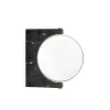 Miroir Pepe Marble, marbre noir, suspendu au mur