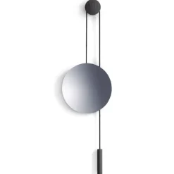 Miroir Rise and Shine, Burned oak-steel weight
