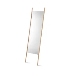 Miroir sur pied Georg, Chêne non traité