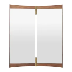 Miroir Vanity 2, Noyer-laiton
