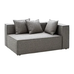 Module de canapé Muki, Smokey grey, module d’extrémité gauche