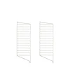 Montant d'étagère String, beige, 85x30 cm, lot de 2