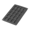 Moule à financiers en silicone Lékué lot de 20, Noir