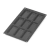 Moule à financiers en silicone Lékué lot de 9, Noir