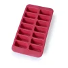 Moule à glaçons rectangulaire avec couvercle Lékué, Rouge