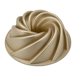 Moule à gâteau antiadhésif Nordwik Lily, Or