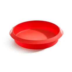 Moule à gâteau rond en silicone Lékué 26 cm, Rouge