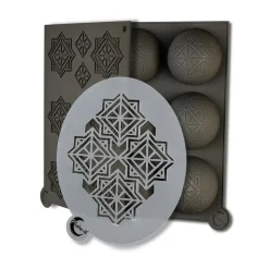 Moule en silicone Plate-it Infinity, lot de 3, Gris