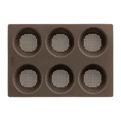 Moule en silicone pour petits pains Lékué, Marron