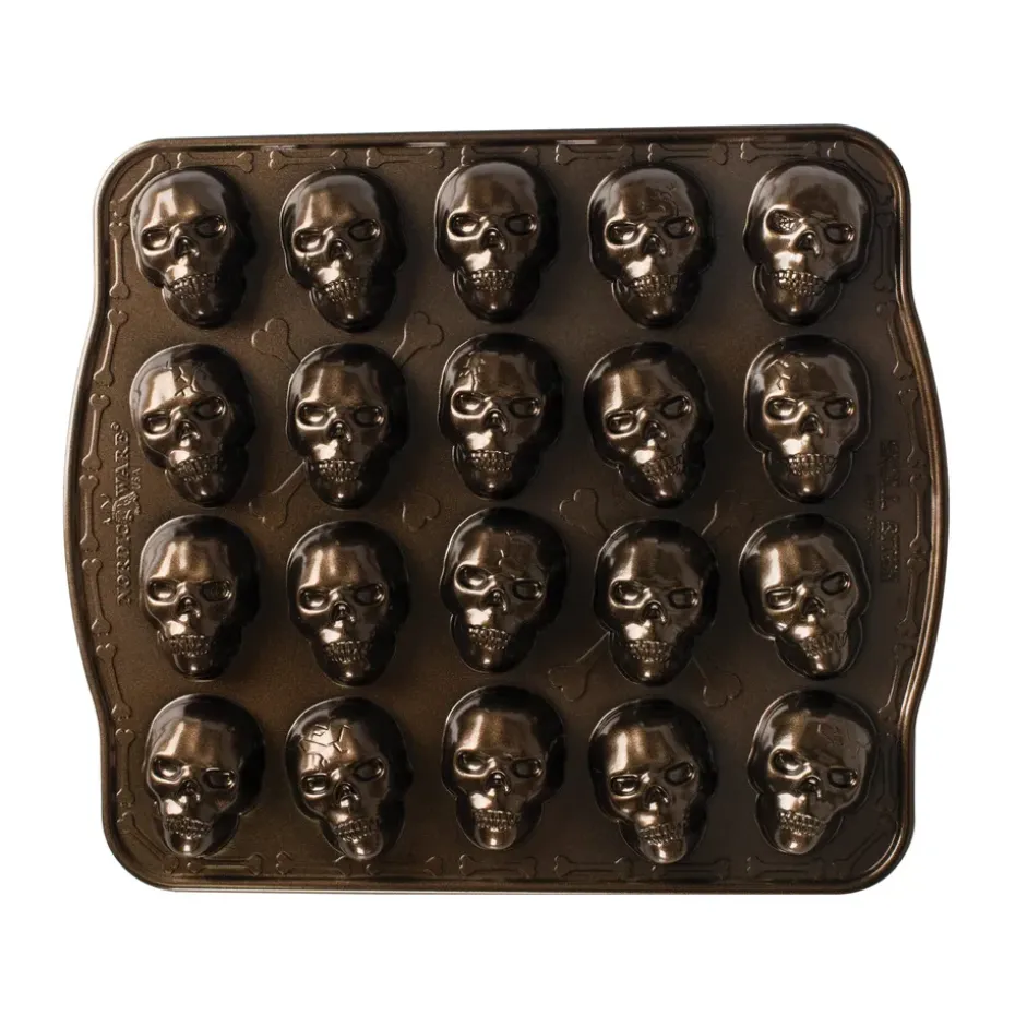 Moule Nordic Ware Skull Bites, Bronze