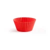 Moules à muffins en silicone Lékué lot de 6, Rouge