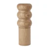 Moulin à sel et poivre Edgar 20 cm, Chêne huilé naturel