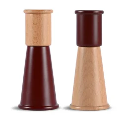Moulin à sel et poivre Gurken petit, 2 pièces, Rouge-brun