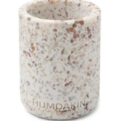 Mug à brosse à dents Humdakin Terrazzo 10 cm, White-brown
