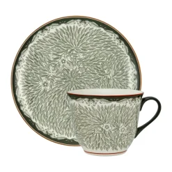 Mug 40 cl assiette Ø20 cm Ostindia Floris, Vertn