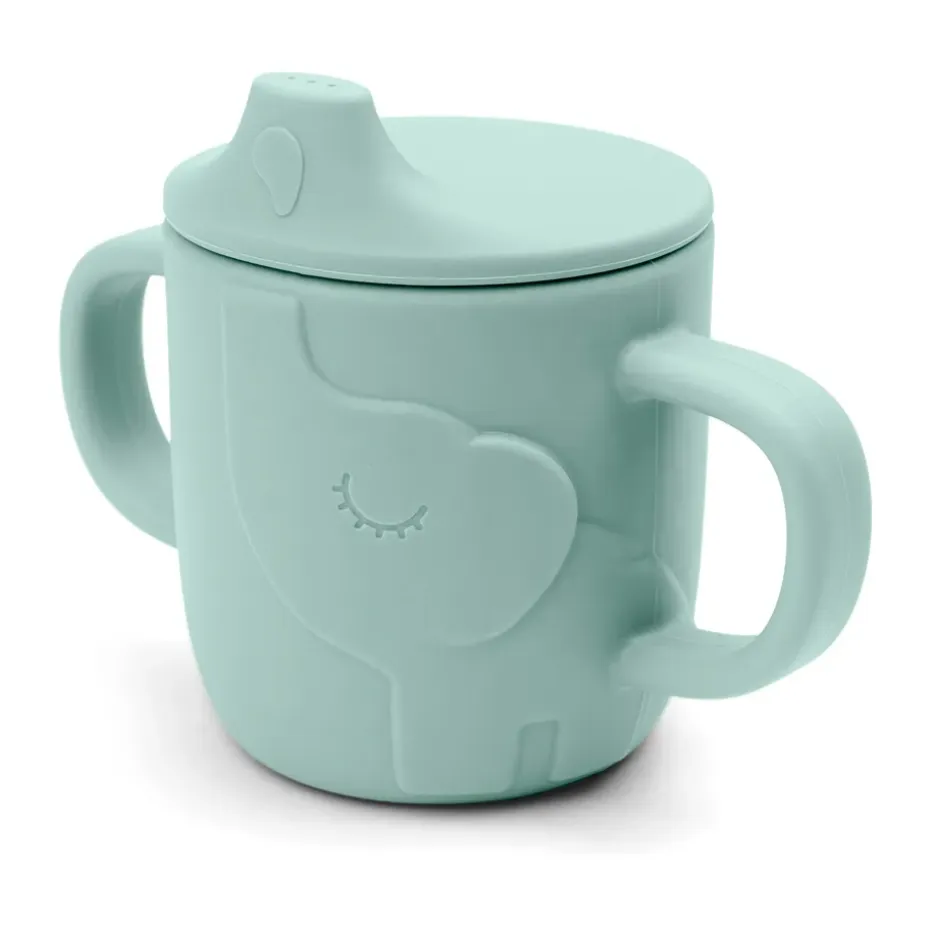 Mug à paille Elphee peekaboo 12 cl, Bleu