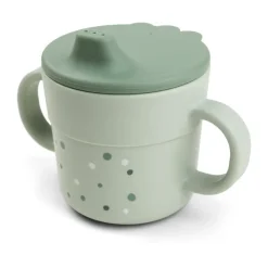 Mug à paille Happy Dots foodie 21,5 cl, Vert