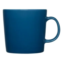 Mug à thé Teema blanc 40 cl, Vintage bleu