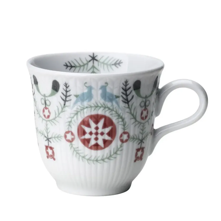 Mug à vin chaud Swedish Grace Winter 10 cl, blanc