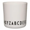 Mug Design Letters Kids Basic Eco, White ABC