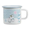 Mug en émail Moomin 37 cl, Let it snow