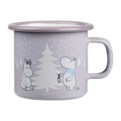 Mug en émail Moomin 25 cl, Snowfall