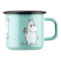 Mug en émail Moomin Retro 37 cl, Mint