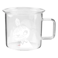 Mug en verre transparent Moomin 35 cl, Little My