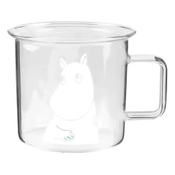 Mug en verre transparent Moomin 35 cl, Moomin