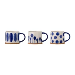 Mug Linora 45 cl, pack de 3, Bleu