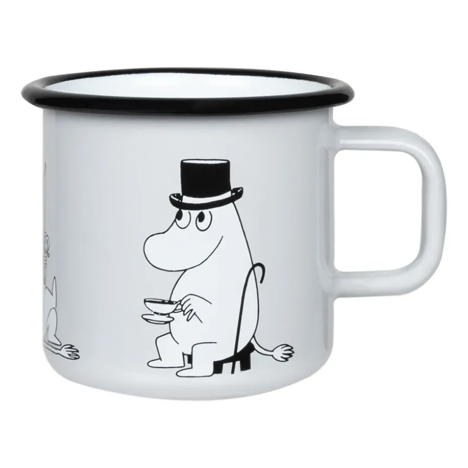 Mug émaillé Papa Moumine 37 cl, Gris