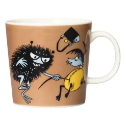 Mug Moomin Stinky in action, Marron