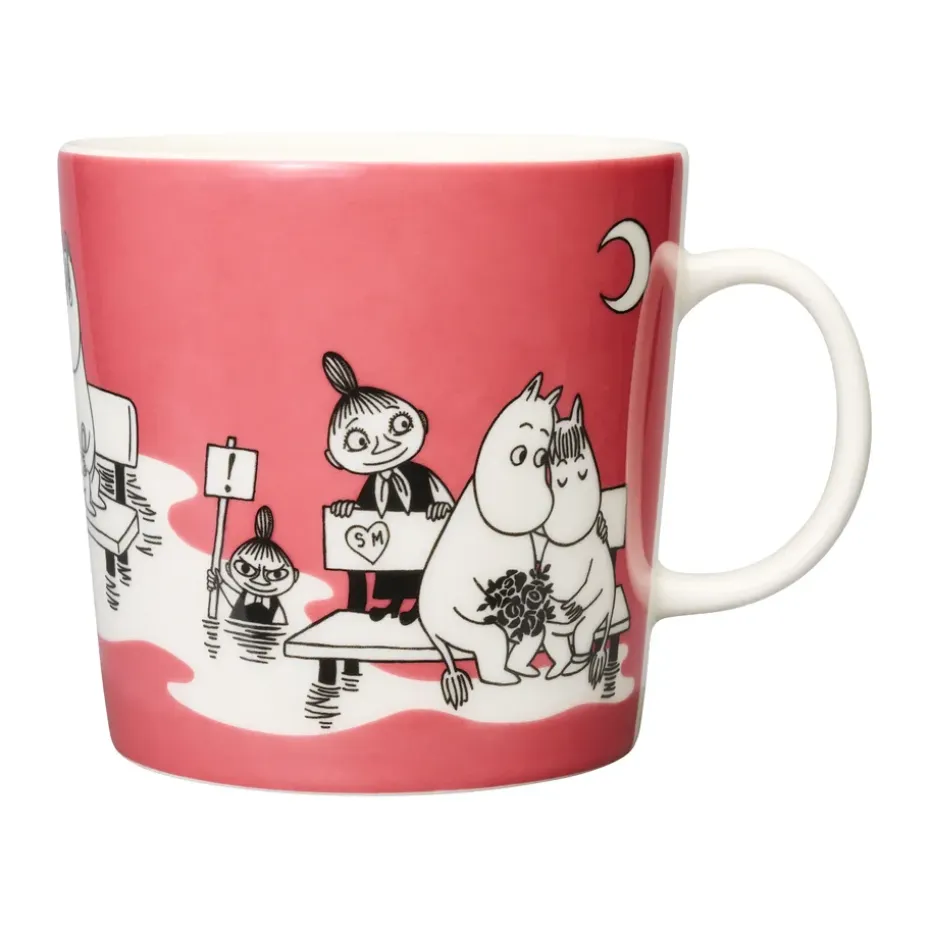 Mug Mumin rose spécial, 40 cl