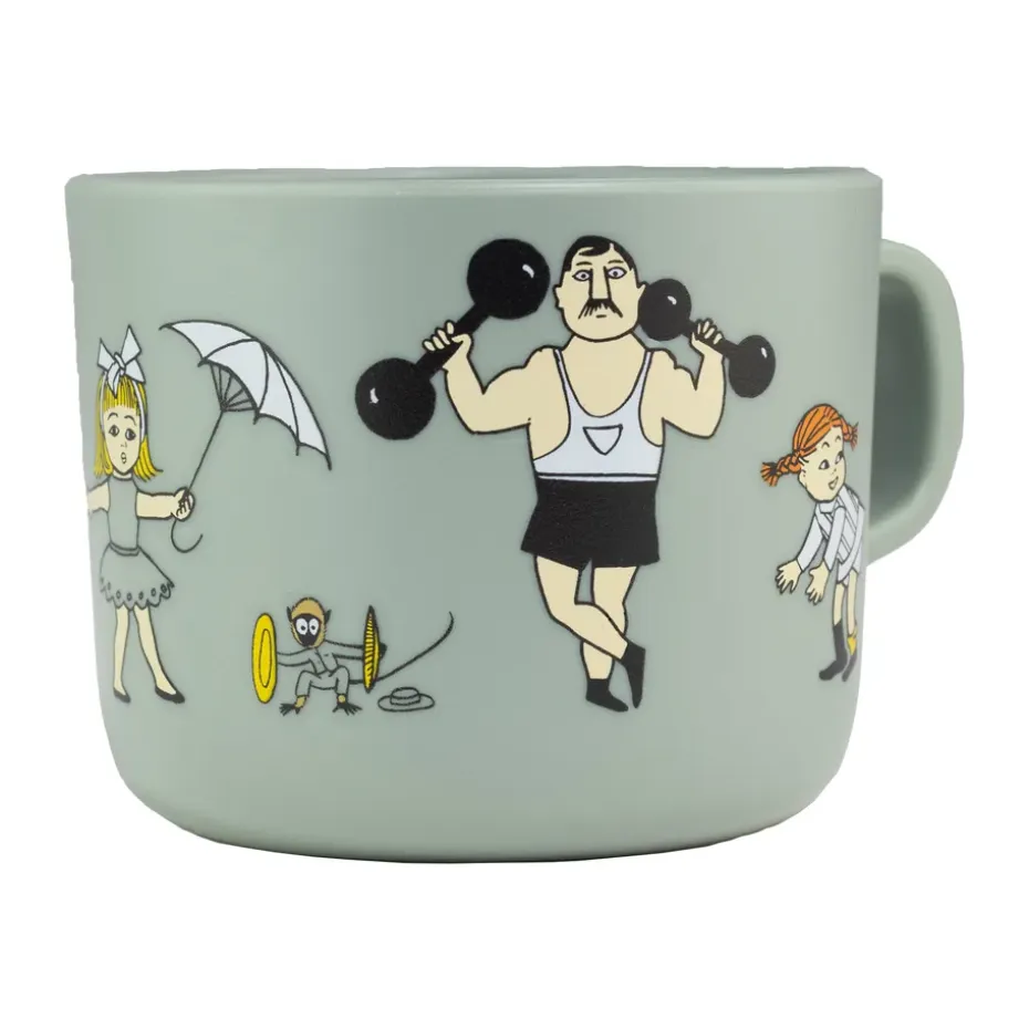 Mug Pippi Cirkus 25 cl, Vert