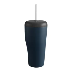 Mug thermique Sky avec paille 40 cl, Bleu