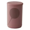 Mug thermos avec paille 33 cl Design Letters, Rose cendré