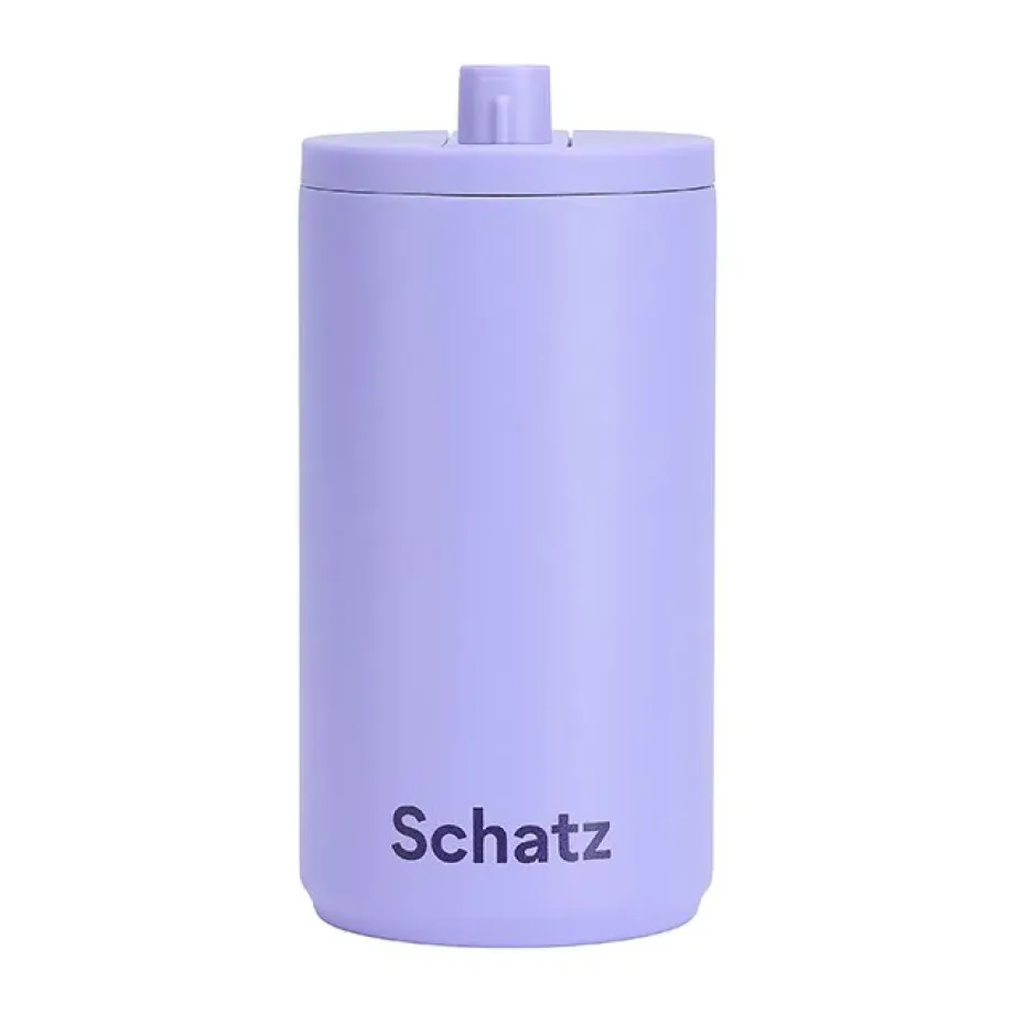 Mugg à emporter 35 cl Design Letters, Blue
