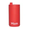 Mugg à emporter 35 cl Design Letters, Mom-Coral