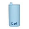 Mugg à emporter 35 cl Design Letters, Dad-bleu clair