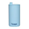 Mugg à emporter 35 cl Design Letters, Hygge-bleu clair