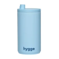 Mugg à emporter 35 cl Design Letters, Hygge-bleu clair