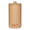 Mugg à emporter 35 cl Design Letters, Dad-beige