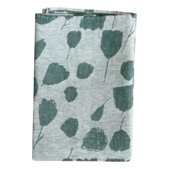 Nappe Bouquet 147x147 cm, Vert-off-white