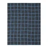 Nappe en jacquard Rutig 147x147 cm, Blue-black
