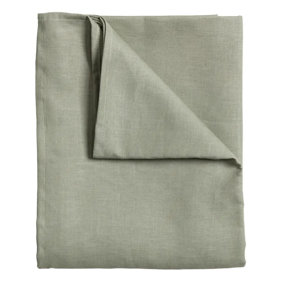 Nappe en lin Clean 145x350 cm , Dusty Green
