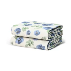 Nappe enduite Eden 150x250 cm, Bleu