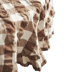 Nappe Kullavik Ø170 cm, Brun-blanc