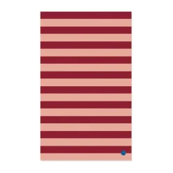 Nappe Leya Stripe 150x250 cm, Rouge-rose