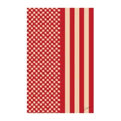 Nappe Love 150x280 cm, Sable rouge