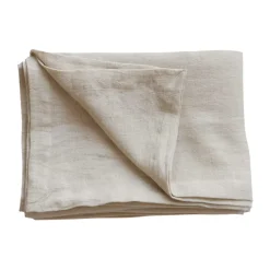 Nappe Marion en lin 175x175 cm, Wheat